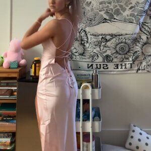 Babyboo Misha Maxi Dress- Blush